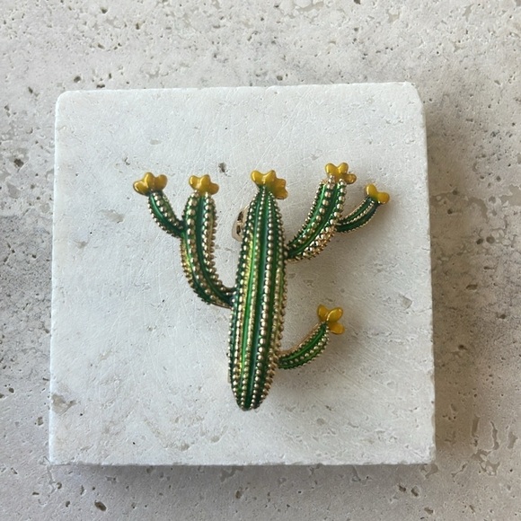 Macy's Jewelry - Naturalcactus Brooch pendant, the cactus brooch pendant, copper plated